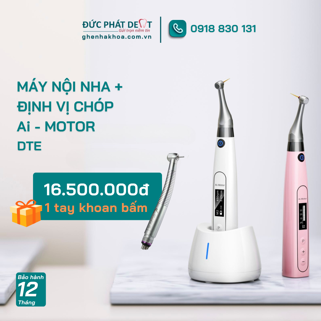 Máy nội nha kết hợp định vị chóp DTE - Ai Motor