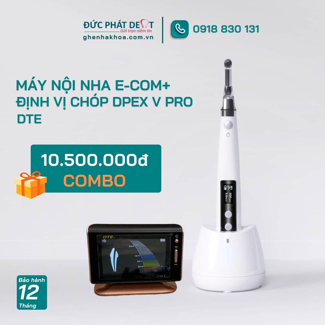 Máy nội nha DTE - E COM+ Và máy định vị chóp DTE - DPEX V PRO