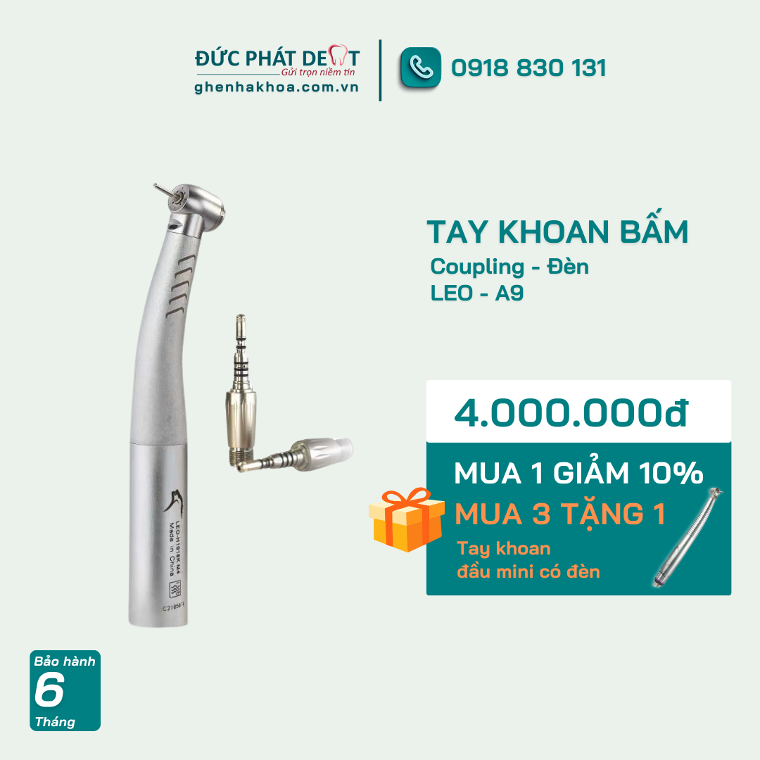 Tay khoan bấm Coupling LEO - A9 Đèn