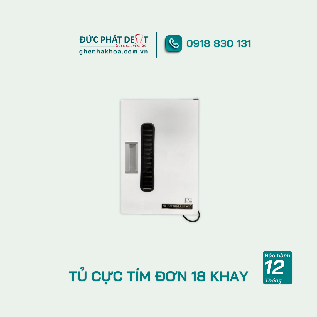 Tủ cực tím đơn - 18 khay