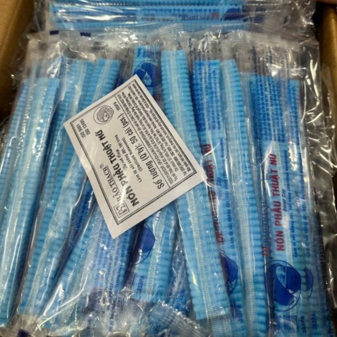 Nón con sâu (nón xếp) tiệt trùng Bảo Thạch