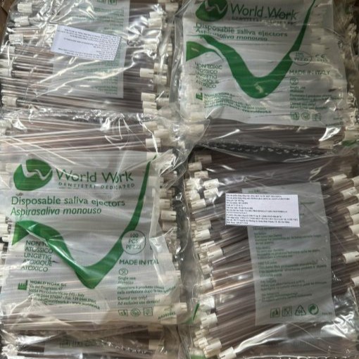 Ống hút nước bọt World Work – Ý